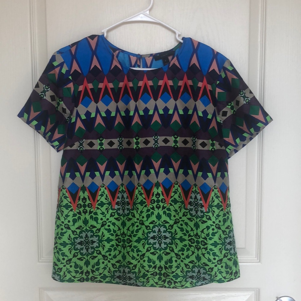 Women’s Funky Print J. Crew Shirt